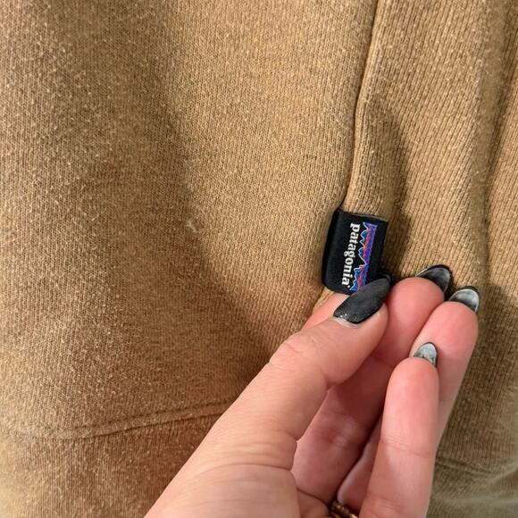 Patagonia Brown Organic Pullover Spirited Seasons Uprisal Crew Sweatshirt size S - Picture 7 of 10